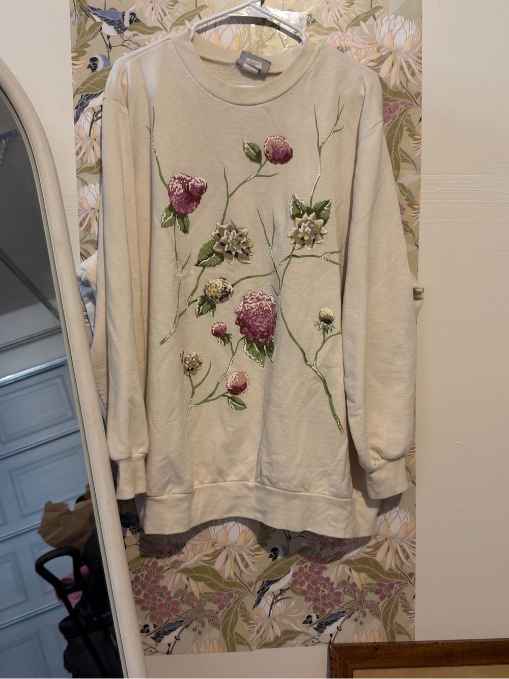 Oversized Vintage Cottagecore Crewneck